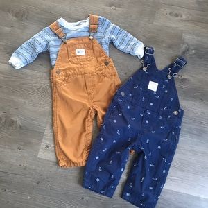CARTERS (set of 2) overalls